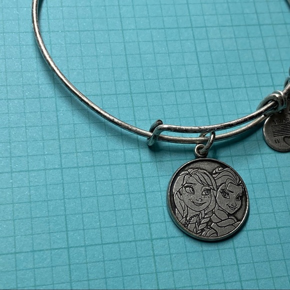 Frozen Anna Elsa Alex & Ani Bangle in Raf. Silver - Picture 5 of 7